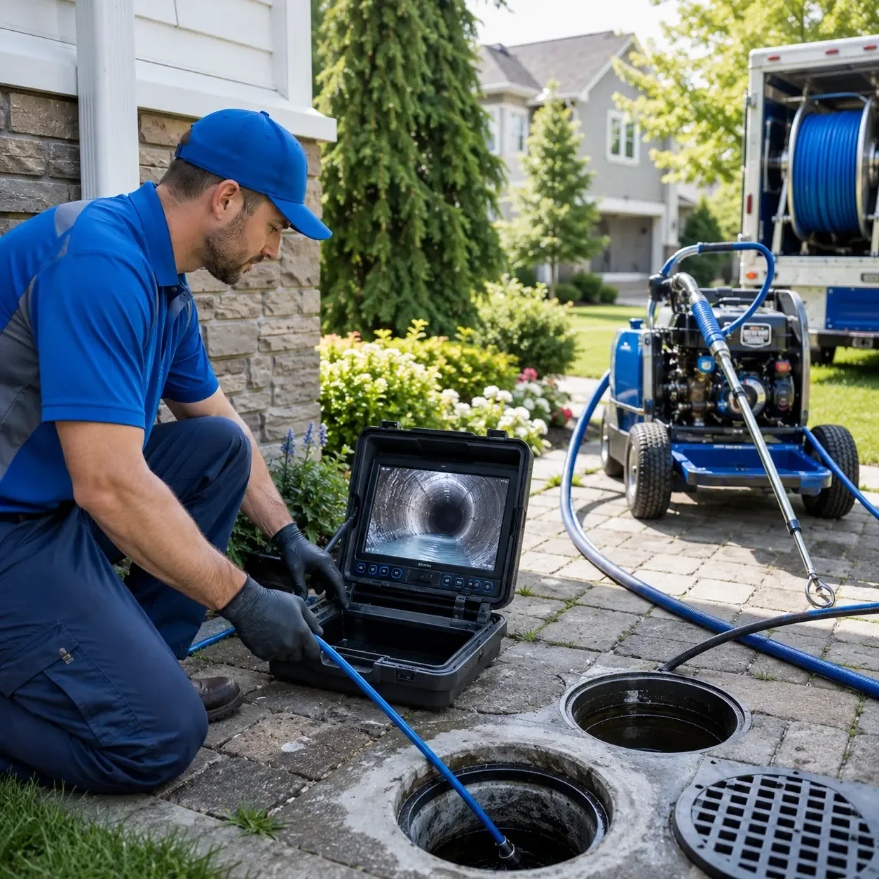 Outdoor drain cleaning professionals serving Teterboro, NJ